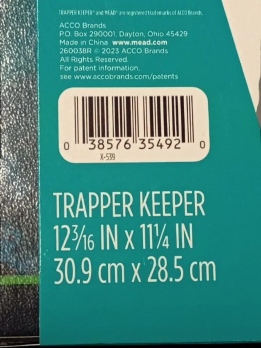Mead Trapper Keeper Space Planet Galaxy Moon 3 Ring Binder © 2023 12⅜